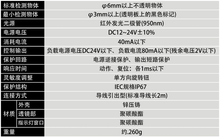 T6S-U30X3_克特_槽型光电开关